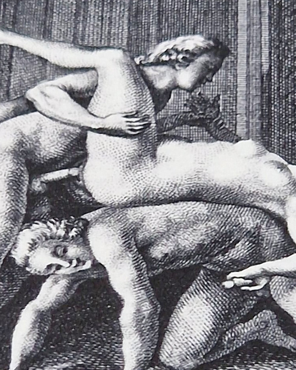 Francuska ilustracja XVIII wieku do Fanny Hill Johna Clelanda, historyczna rycina zamieszczona w wydaniu kolekcjonerskim Rambler Press