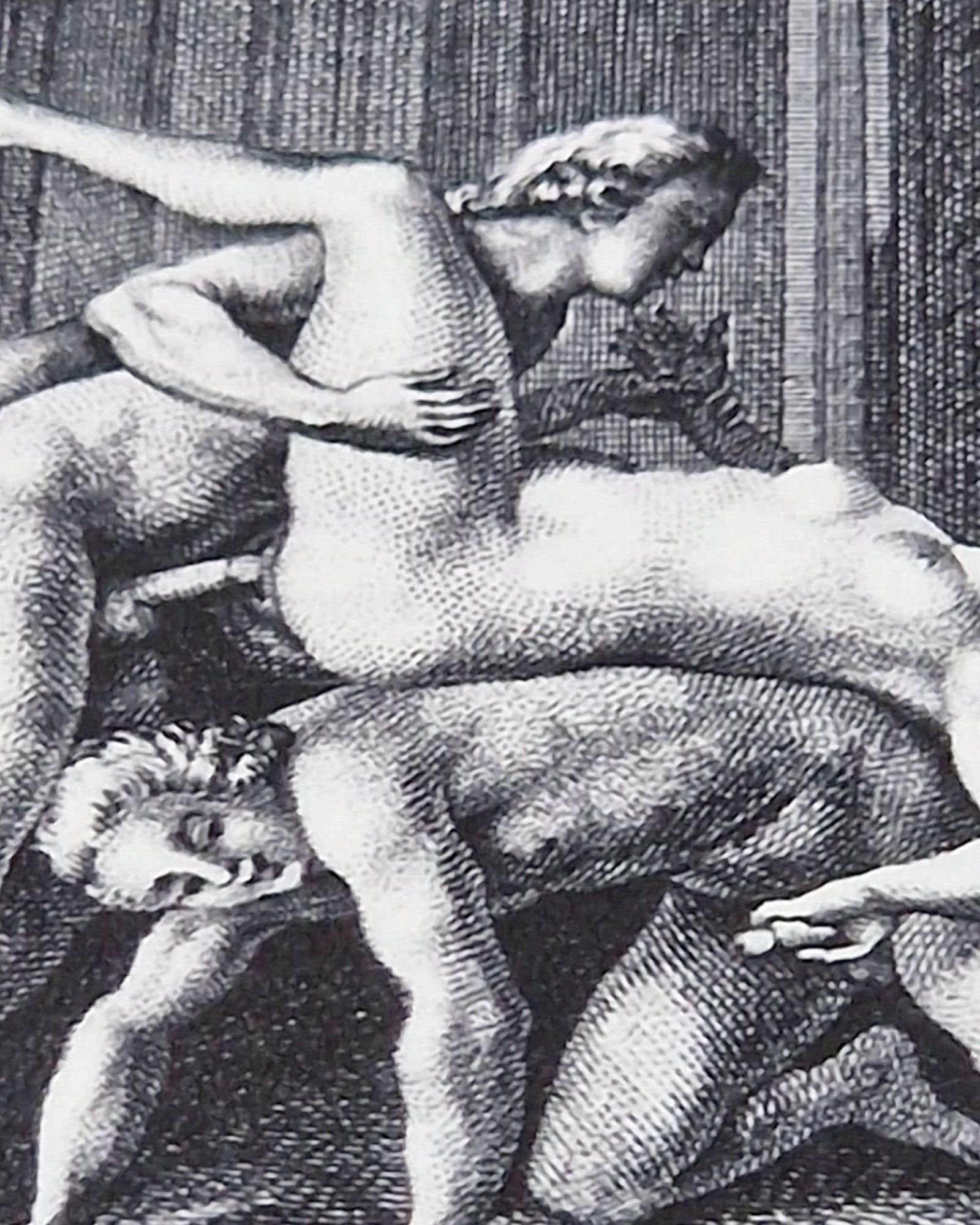 Francuska ilustracja XVIII wieku do Fanny Hill Johna Clelanda, historyczna rycina zamieszczona w wydaniu kolekcjonerskim Rambler Press