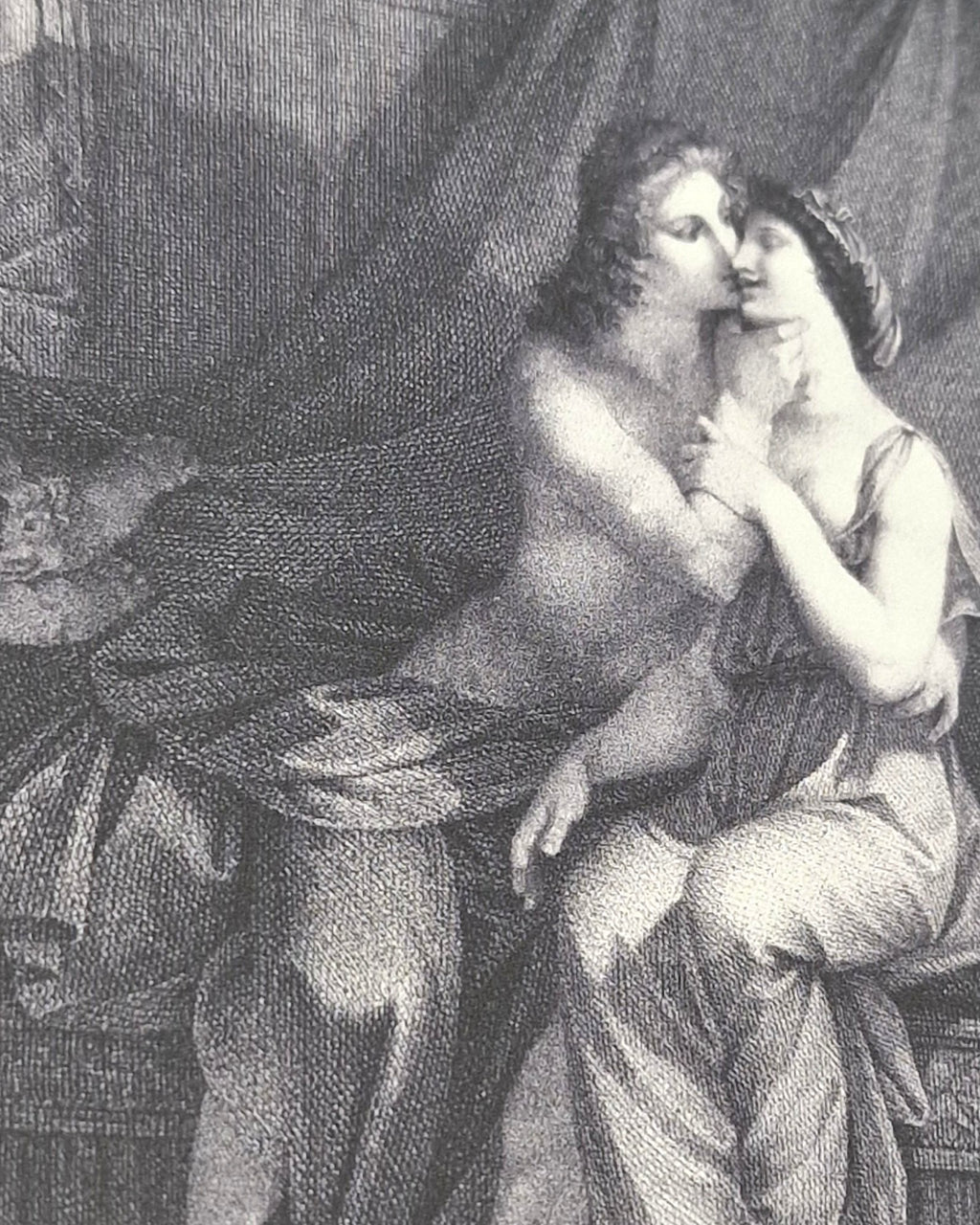 Pierre-Paul Prud’hon, ilustracja do Sztuki kochania (Ars Amatoria) Owidiusza z 1797 roku, frontyspis wydania kolekcjonerskiego Rambler Press.