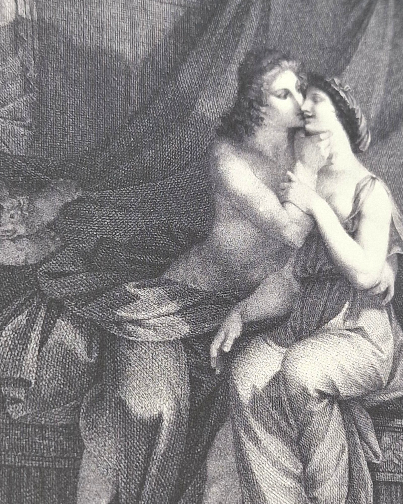 Pierre-Paul Prud’hon, ilustracja do Sztuki kochania (Ars Amatoria) Owidiusza z 1797 roku, frontyspis wydania kolekcjonerskiego Rambler Press.